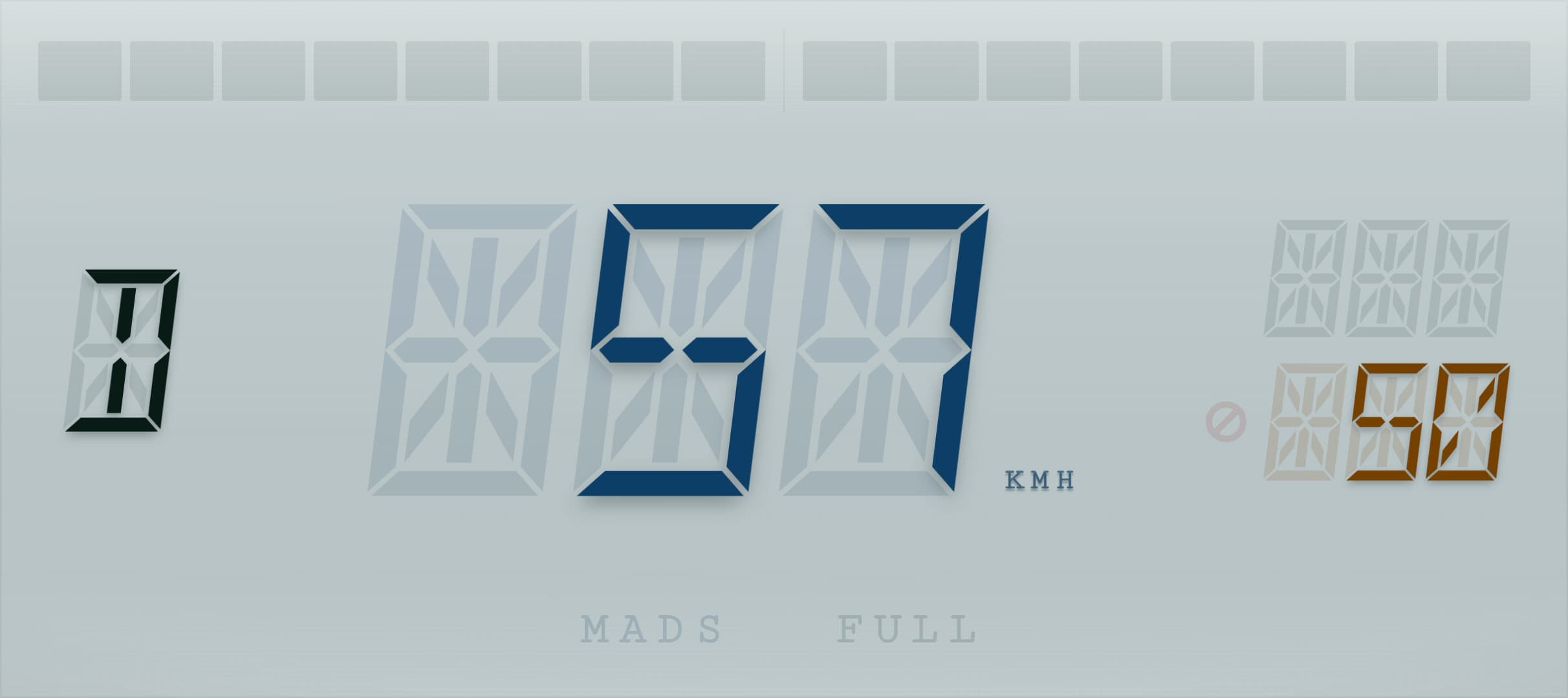 The Retro dash app in its light theme